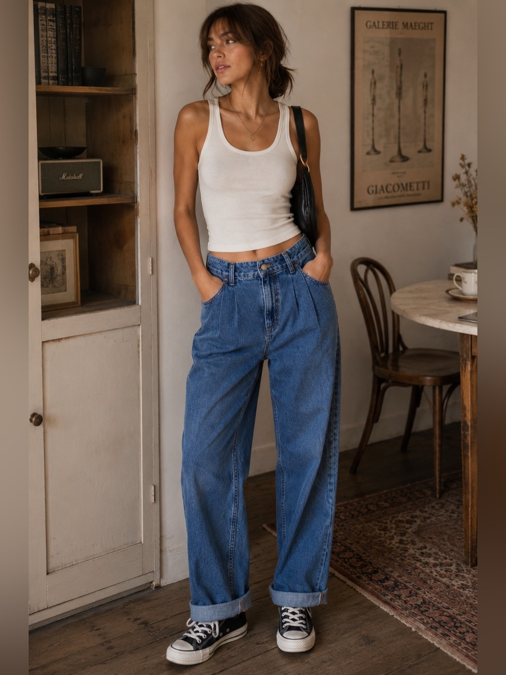 Vintage Lee High Rise Pleat Front Trouser Cotton Jeans Size 10